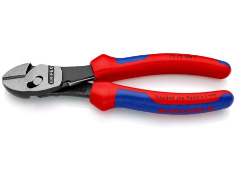 Knipex - KNIPEX TwinForce®, Szczypce tnące boczne o dużej wytrzymałości Ze sprężyną rozwierającą - 73 72 180 F