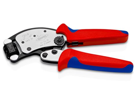 Knipex - KNIPEX Twistor® T, Samonastawne szczypce do zagniatania tulejek kablowych Z głowicą obrotową - 97 53 19