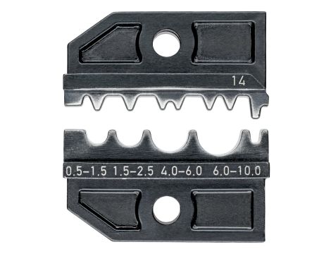 Knipex - Matryca zagniatająca, Do końcówek kablowych nieizolowanych oraz łączników kablowych nieizolowanych wg DIN 46341  - 97 49 14