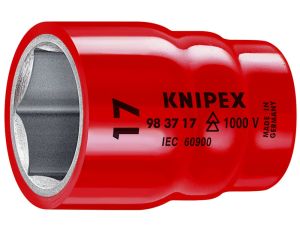 Knipex - Nasadka sześciokątna do śrub z łbem sześciokątnym, Z gniazdem czworokątnym 3/8