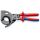Knipex - Nożyce do kabli, (z mechanizmem zapadkowym)  - 95 31 280