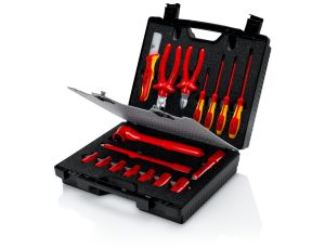 Knipex - Podręczna walizka narzędziowa, 17-częściowa  - 98 99 11