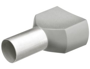 Knipex - Podwójne tulejki kablowe, Z kołnierzem z tworzywa sztucznego 50 szt. - 97 99 375