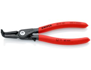 Knipex - Precyzyjne szczypce do pierścieni osadczych, Do montażu pierścieni wewnętrznych w otworach  - 48 41 J21