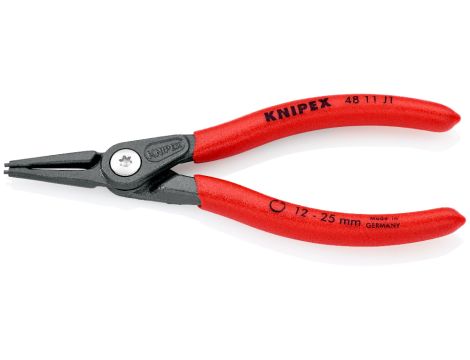 Knipex - Precyzyjne szczypce do pierścieni osadczych, Do montażu pierścieni wewnętrznych w otworach  - 48 11 J1