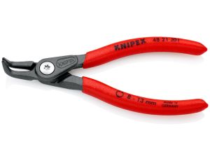 Knipex - Precyzyjne szczypce do pierścieni osadczych, Do montażu pierścieni wewnętrznych w otworach  - 48 21 J01