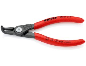 Knipex - Precyzyjne szczypce do pierścieni osadczych, Do montażu pierścieni wewnętrznych w otworach  - 48 21 J11