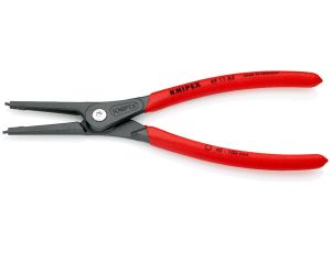 Knipex - Precyzyjne szczypce do pierścieni osadczych, Do montażu pierścieni zewnętrznych na wałach  - 49 11 A3