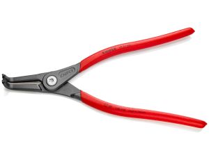 Knipex - Precyzyjne szczypce do pierścieni osadczych, Do montażu pierścieni zewnętrznych na wałach  - 49 21 A41