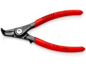 Knipex - Precyzyjne szczypce do pierścieni osadczych, Do montażu pierścieni zewnętrznych na wałach  - 49 41 A01