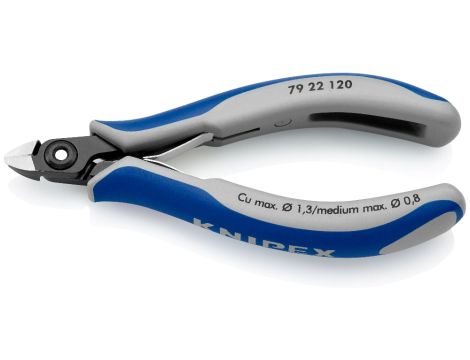 Knipex - Precyzyjne szczypce tnące boczne dla elektroników - 79 22 120