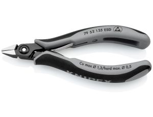 Knipex - Precyzyjne szczypce tnące boczne dla elektroników ESD - 79 52 125 ESD