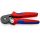 Knipex - Samonastawne szczypce do zagniatania tulejek kablowych, Z ładowaniem bocznym  - 97 53 04