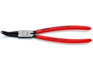 Knipex - Szczypce do pierścieni osadczych sprężynujących, Do montażu pierścieni wewnętrznych w otworach Wygięte pod kątem 45° - 44 31 J32
