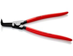 Knipex - Szczypce do pierścieni osadczych sprężynujących, Do montażu pierścieni zewnętrznych na wałach  - 46 21 A41