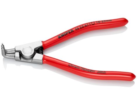 Knipex - Szczypce do pierścieni osadczych sprężynujących, Do montażu pierścieni zewnętrznych na wałach  - 46 23 A11