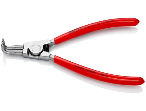 Knipex - Szczypce do pierścieni osadczych sprężynujących, Do montażu pierścieni zewnętrznych na wałach  - 46 23 A21