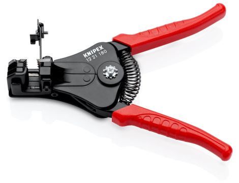 Knipex - Szczypce do ściągania izolacji, Z ostrzami kształtowymi  - 12 21 180