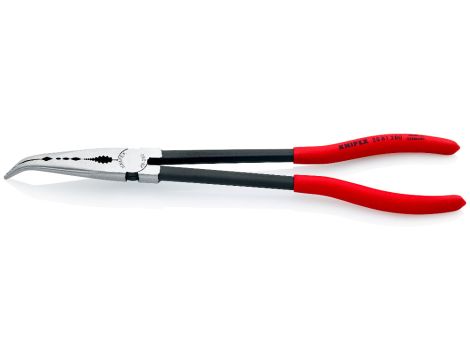 Knipex - Szczypce płaskie montażowe, Z profilem poprzecznym  - 28 81 280