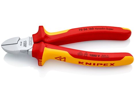 Knipex - Szczypce tnące boczne - 70 06 160