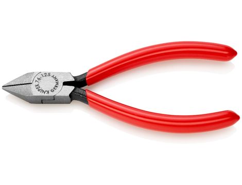 Knipex - Szczypce tnące boczne, Dla elektromechaników  - 76 81 125