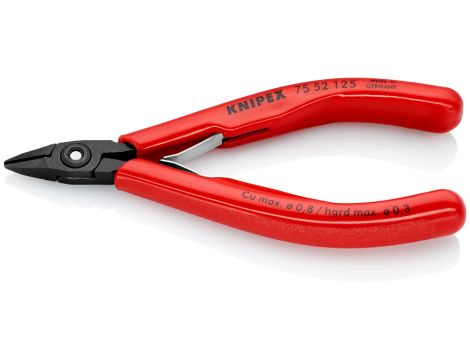 Knipex - Szczypce tnące boczne dla elektroników - 75 52 125