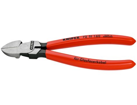 Knipex - Szczypce tnące boczne do światłowodów (kabli z włóknem szklanym) - 72 51 160