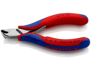 Knipex - Szczypce tnące czołowe dla elektroników - 64 32 120