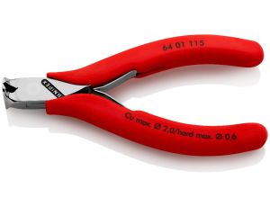 Knipex - Szczypce tnące czołowe dla elektroników - 64 01 115
