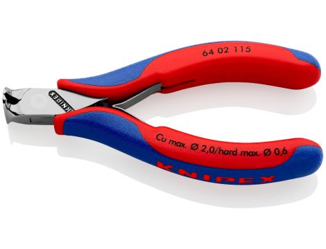 Knipex - Szczypce tnące czołowe dla elektroników - 64 02 115
