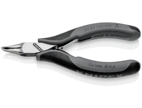 Knipex - Szczypce tnące czołowe dla elektroników ESD - 64 62 120 ESD