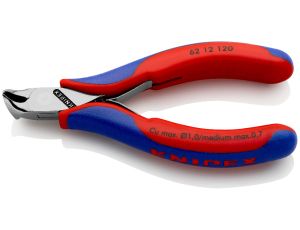 Knipex - Szczypce tnące kątowe dla elektroników - 62 12 120