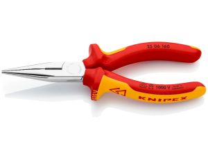 Knipex - Szczypce tnące półokrągłe, (szczypce radiowe)  - 25 06 160 T
