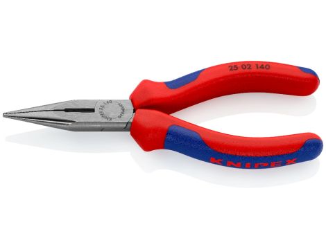 Knipex - Szczypce tnące półokrągłe, (szczypce radiowe)  - 25 02 140