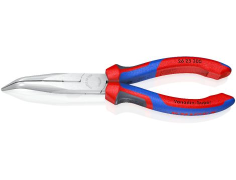 Knipex - Szczypce tnące półokrągłe, (wydłużone typu "bociani dziób")  - 26 25 200
