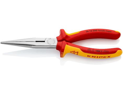 Knipex - Szczypce tnące półokrągłe, (wydłużone typu "bociani dziób")  - 26 16 200