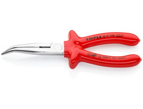 Knipex - Szczypce tnące półokrągłe, (wydłużone typu "bociani dziób")  - 26 27 200