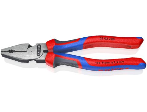 Knipex - Szczypce uniwersalne o zwiększonym przełożeniu - 02 02 200