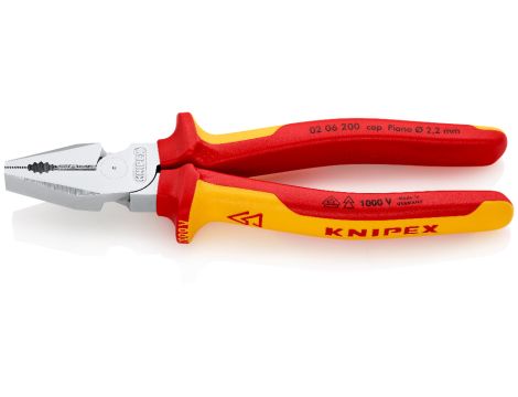Knipex - Szczypce uniwersalne o zwiększonym przełożeniu - 02 06 200