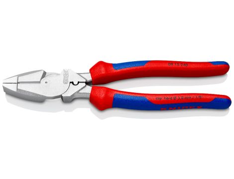 Knipex - Szczypce uniwersalne o zwiększonym przełożeniu "Lineman's', Model amerykański  - 09 15 240