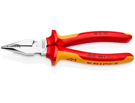 Knipex - Szczypce uniwersalne z ostro zakończonymi szczękami - 08 26 185