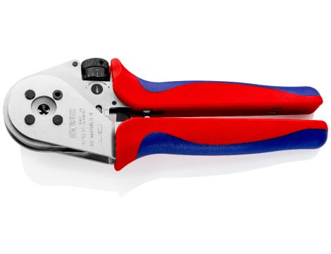 Knipex - Szczypce z matrycą czterotrzpieniową do zagniatania styków wtykowych okrągłych - 97 52 65
