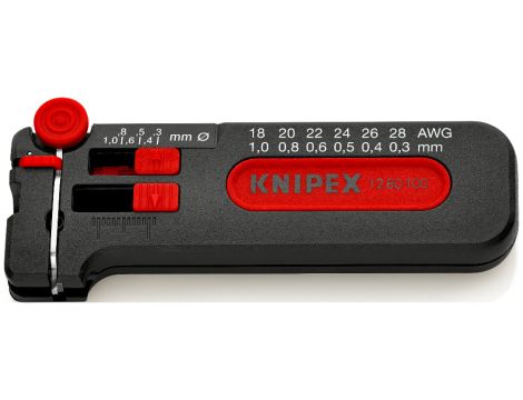 Knipex - Ściągacz izolacji w wersji miniaturowej - 12 80 100 SB