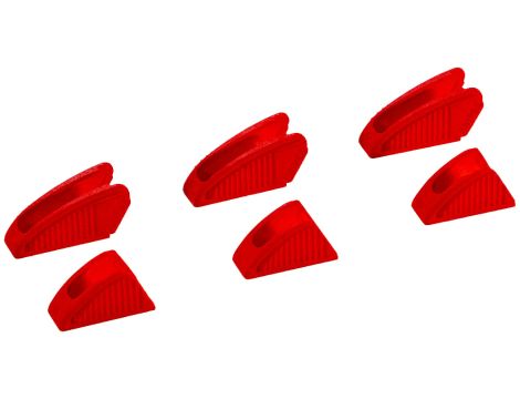 Knipex - Trzy pary nakładek ochronnych z tworzywa sztucznego na szczęki do wszystkich modeli 86 XX 180 (modele od 2019 roku) - 86 09 180 V01