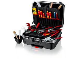Knipex - Walizka narzędziowa 'BIG BasicMove' dla monterówinstalacji sanitarnych, Zestaw 31-częściowy  - 00 21 06 HK S