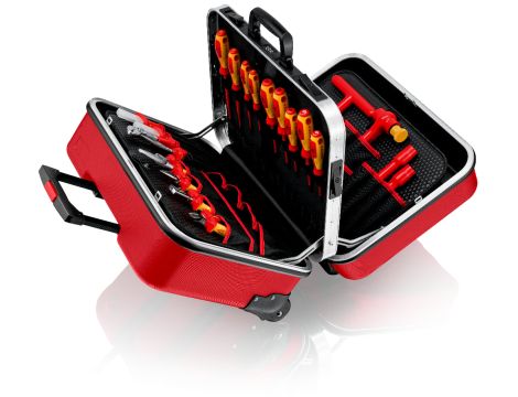 Knipex - Walizka narzędziowa 'BIG Twin Move RED' dla elektryków, 42-częściowy  - 98 99 15