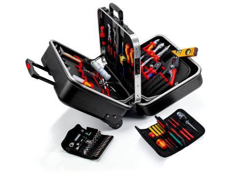 Knipex - Walizka narzędziowa 'BIG Twin Move' dla elektryków, 63-częściowa  - 00 21 41