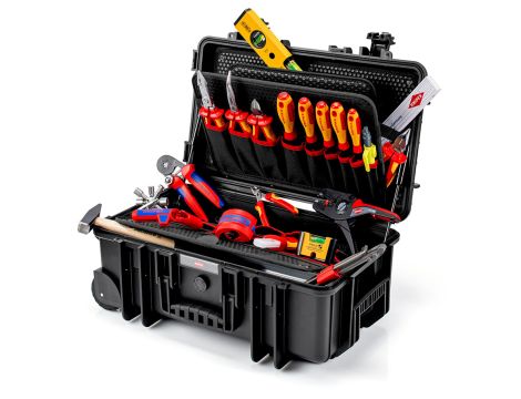 Knipex - Walizka narzędziowa 'Robust26 Move' dla elektryków, 22-częściowa  - 00 21 33 E