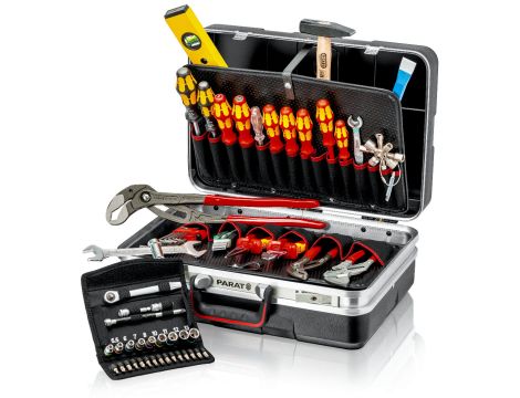 Knipex - Walizka narzędziowa 'Vision27' dla monterów instalacji sanitarnych, 52-częściowa  - 00 21 21 HK S