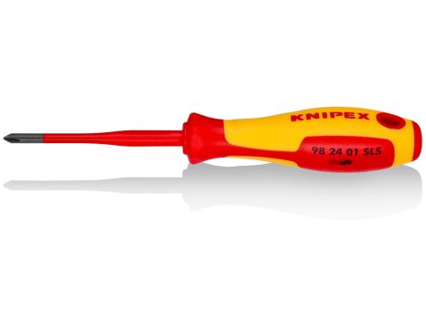 Knipex - Wkrętak (Slim) do śrub z gniazdem PlusMinus, Phillips®  - 98 24 01 SLS